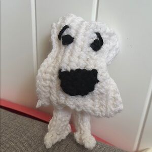 Crocheted TV character Salt from Smiling Friends